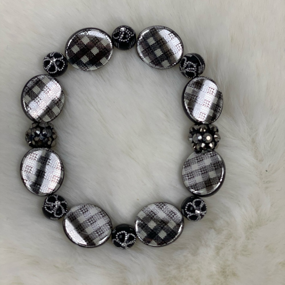 Black and white bracelets